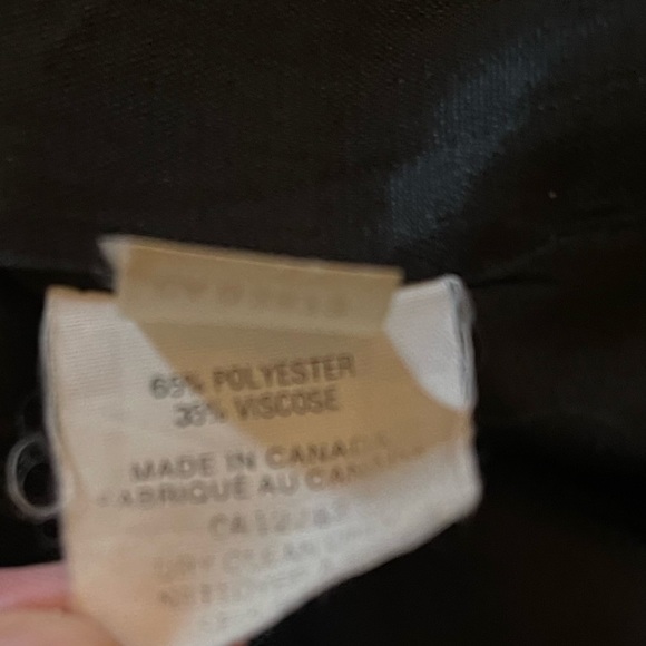 Vintage Braemar By Diana Charles Black Dress Size 4 - Picture 7 of 12